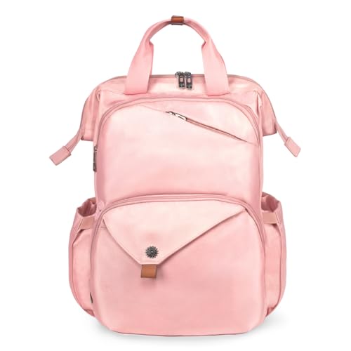 Hap Tim Travel Backpack Carry On Flight Approved Laptop Backpack Women Work Backpack Woman Teacher Backpack Pink7651PK - Image 1