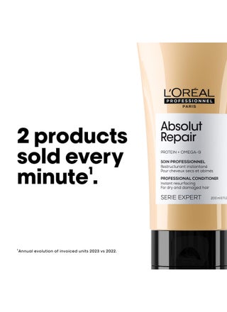 Serié Expert Absolut Repair Gold Conditioner Gold 200ml - view 4