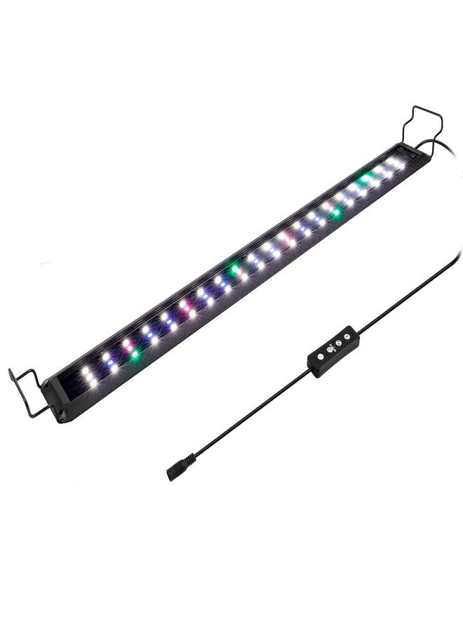 hygger 20W Full Spectrum Aquarium LED Light with 10 Levels Brightness, White Blue Red Green LEDs,6H8H12H Timer,RGB Light for 24~32IN Freshwater Fish Tank, Aquatic Plants Tropical Ornamental Fish - Image 1