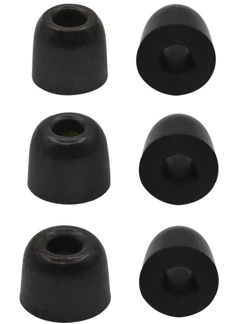 JNSA Replacement Memory Foam Ear Tips Noise Canceling Foam Ear Tip Compatible with Sony WF-1000XM4 / 1000XM5 Earbud Headphones, [Fit in Case],L/M/S 3 Size 3 Pairs,Black (Foam4XM4B3P) - Image 4