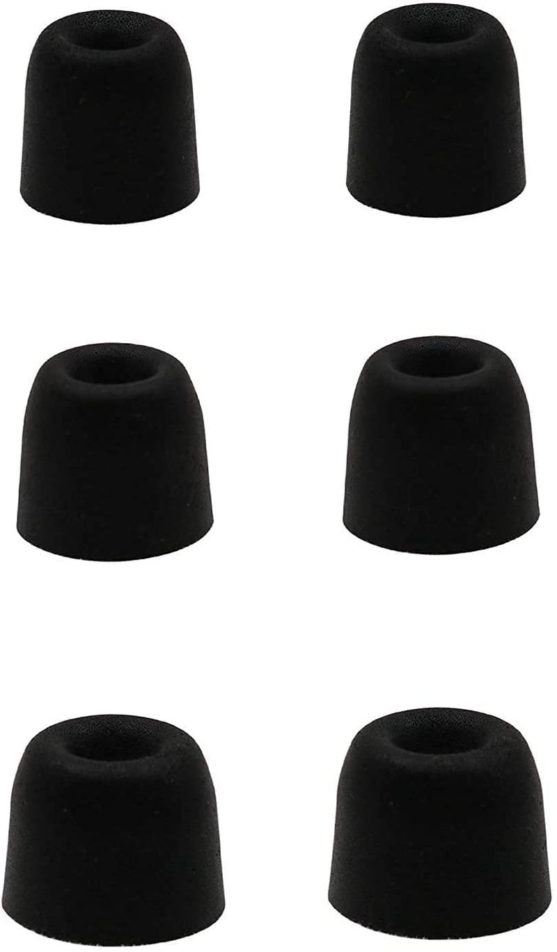 JNSA Replacement Memory Foam Ear Tips Noise Canceling Foam Ear Tip Compatible with Sony WF-1000XM4 / 1000XM5 Earbud Headphones, [Fit in Case],L/M/S 3 Size 3 Pairs,Black (Foam4XM4B3P) - Image 5