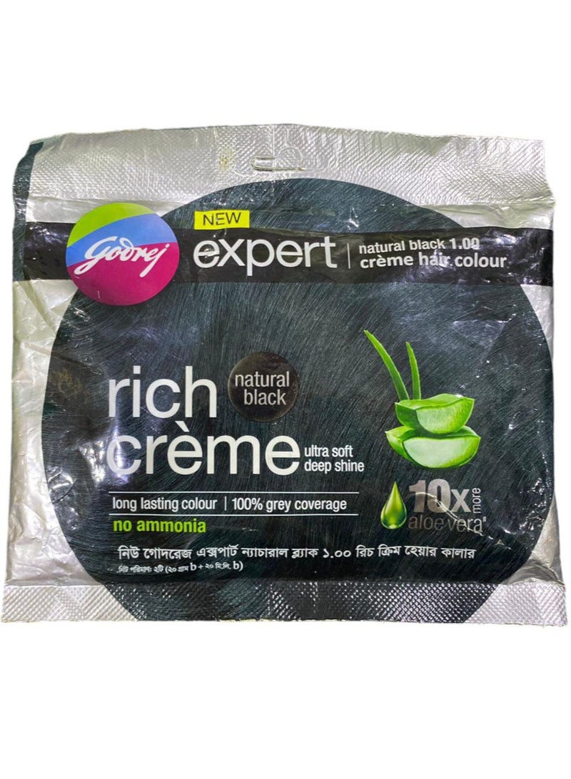 Godrej Expert Rich Creme Hair Color Natural Black 1.00