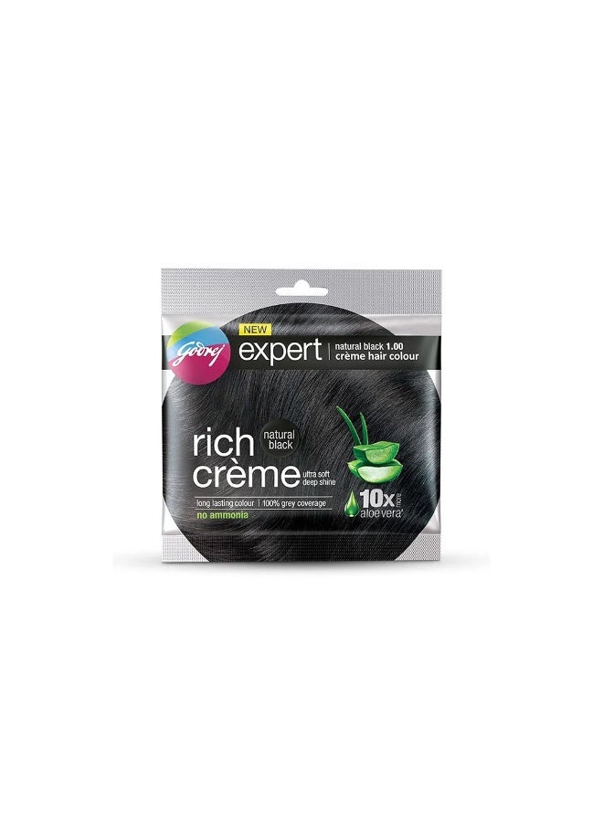 Expert Rich Creme Hair Color Natural Black 1.00 20g+20ml