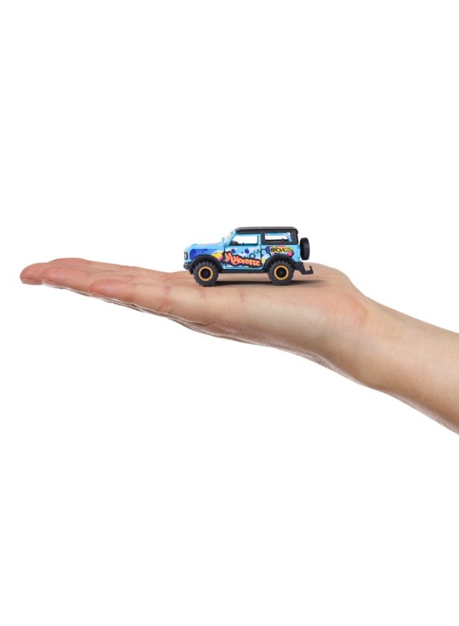 Majorette Graffiti 9+4 Diecast Giftpack, 13 Metal Toy Cars, 1:64 Scale Street Car Set with 9 City Cars and 4 Graffiti Edition Models, Freewheel, 7.5 cm, Ages 3+ - Image 2