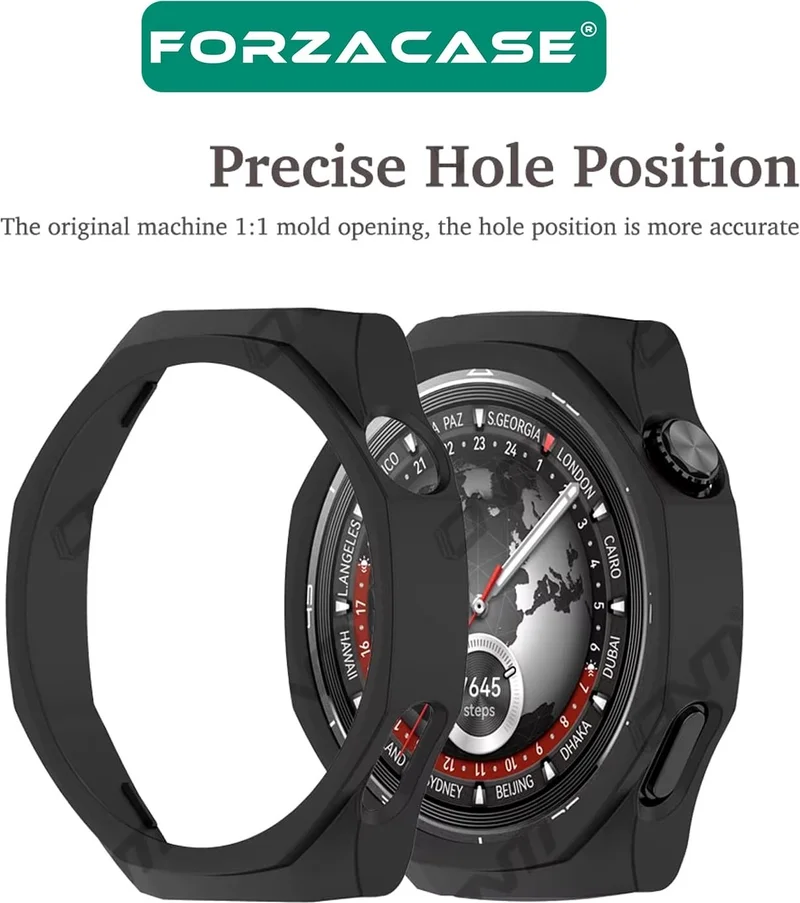 Forzacase Huawei Watch GT5 Pro 46MM Compatible Front Cover Screen Protection Silicone Case - FC010