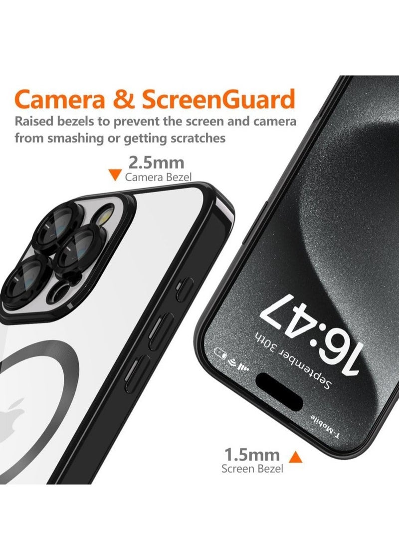 NEW Shiny Black iPhone 16 Pro Max Case with MagSafe - Superior Shock and Scratch Protection - Image 2