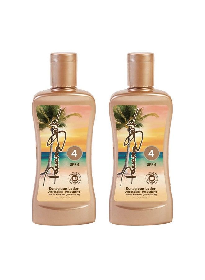 panama jack Sunscreen Tanning Lotion Spf 4 Paba Paraben Gluten & Cruelty Free Antioxidant Moisturizing Formula 6 Fl Oz (Pack Of 2) - Image 2