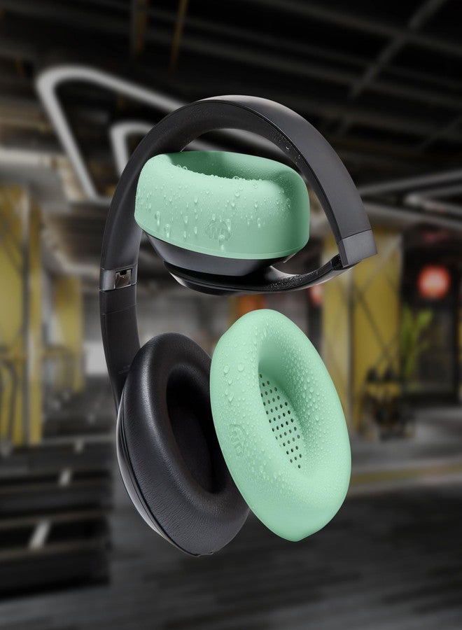 WC SweatZ Studio Pro - Patented Protective Silicone Earpad Covers for Beats Studio Pro Made by Wicked Cushions | Sweatproof & Easily Washable | Green - Image 4