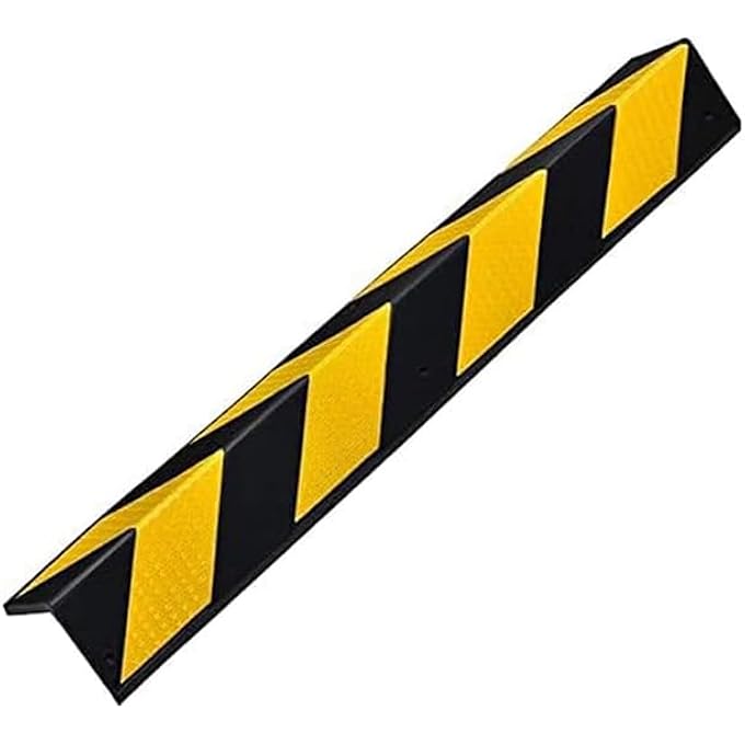 ريحني واقي جدار الزوايا خطوط أمان عاكسة بالأسود والأصفر مصدام الزاوية - Image 2