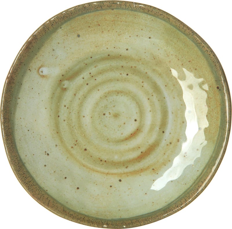 Carlisle FoodService Products Gathering Resuable Plastic Plate Appetizer Plate for Home and Restaurant Melamine 7 Inches Adobe - Image 2