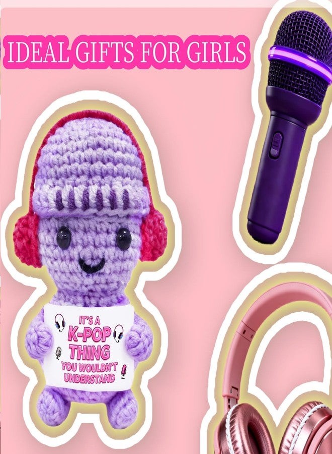 TI-EDC Kpop Gifts for Women, K-Pop Merchandise, Korean Drama Gift Idea – Handmade Crochet Figurine, Positive Collectible for Adult Kpop Fans and Music Lovers, Valentine's Day Present for Her - Image 5