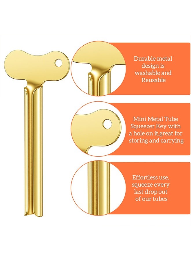 4 Pcs Durable Stainless Steel Metal Tube Squeezer Keys, Multipurpose Tube Squeezing Tool for Salon & Daily Use, Suitable for Toothpaste, Paint, Cream, Cosmetic & Hair Dye - Image 3