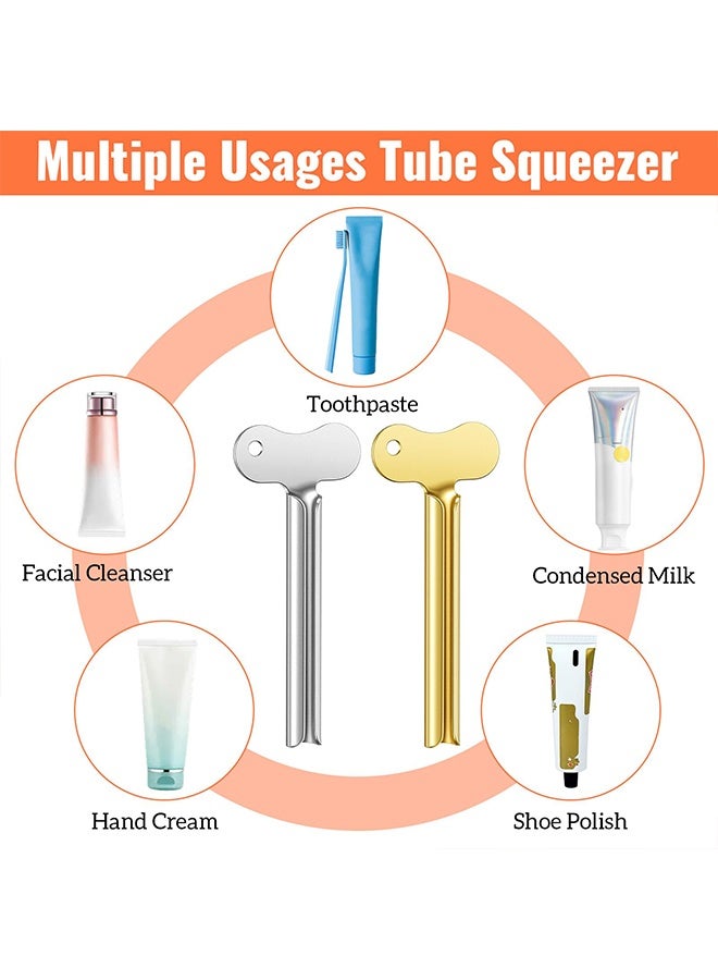 4 Pcs Durable Stainless Steel Metal Tube Squeezer Keys, Multipurpose Tube Squeezing Tool for Salon & Daily Use, Suitable for Toothpaste, Paint, Cream, Cosmetic & Hair Dye - Image 5