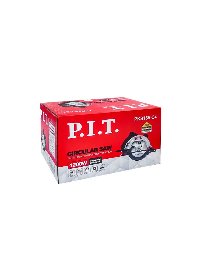 .P.I.T. منشار دائرى كهرباء (7)"  (185) مم (1200) وات / PKS185-C4  - Image 2
