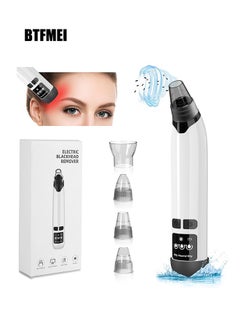 BTFMEI Blackhead Remover Vacuum, Electric Acne Comedone Whitehead Remover Tools, Face Cleaner and Blackhead Extractor with 3 Adjustable Suction Levels, 4 Probes - Pore Vacuum Kit  - Image 2