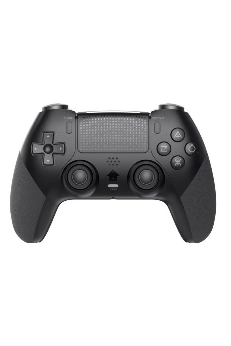 Anmi Anmi Wireless Pro Controller for PS4 Controller, Game Controller Compatible with Playstation 4/Slim/Pro/PC,Built-in 800mAh Rechargeable Battery/Responsive Joystick and Buttons/Audio/Turbo (Black)