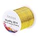 anezus 22 Gauge Jewelry Wire Anezus Craft Wire Tarnish Resistant Copper Beading Wire for Jewelry Making Supplies and Crafting Gold 49 Yards45 Meters - Image 2