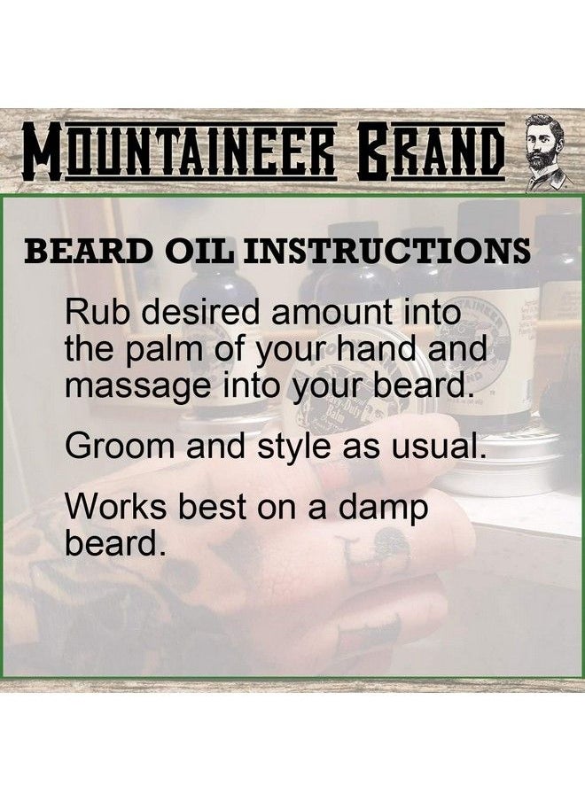 mountaineer brand - Beard Oil Natural Beard Oil For Men Conditions Softens Hydrates Hair Soothes Dry Itchy Skin Beard Oil Growth For Men Grooming Beard Maintenance Treatment Unscented 2Oz - Image 1