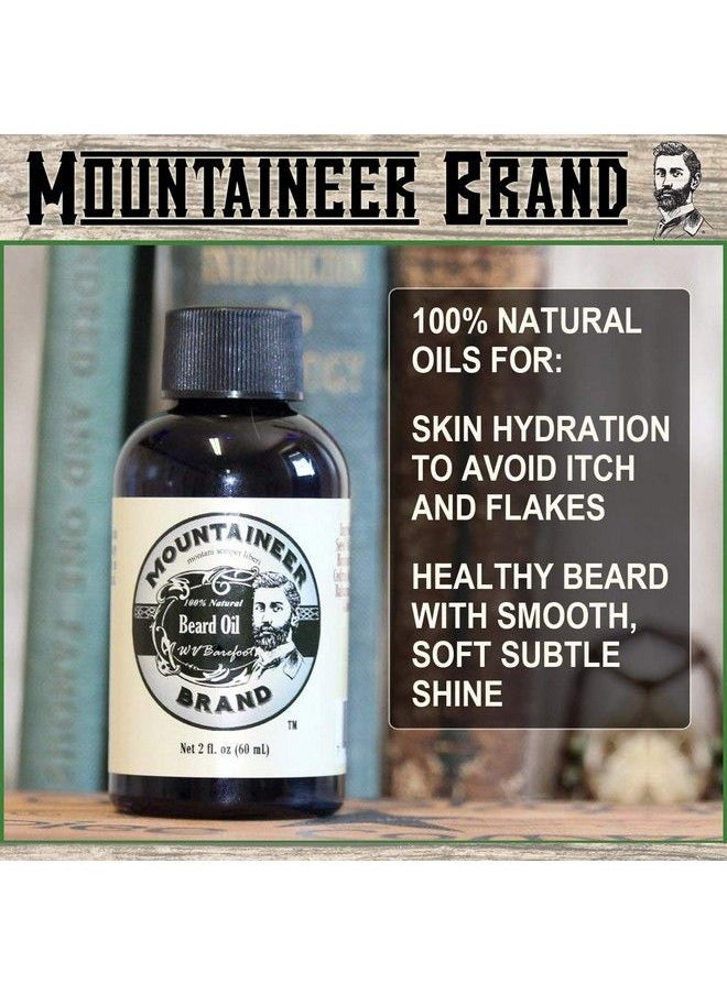mountaineer brand - Beard Oil Natural Beard Oil For Men Conditions Softens Hydrates Hair Soothes Dry Itchy Skin Beard Oil Growth For Men Grooming Beard Maintenance Treatment Unscented 2Oz - Image 1