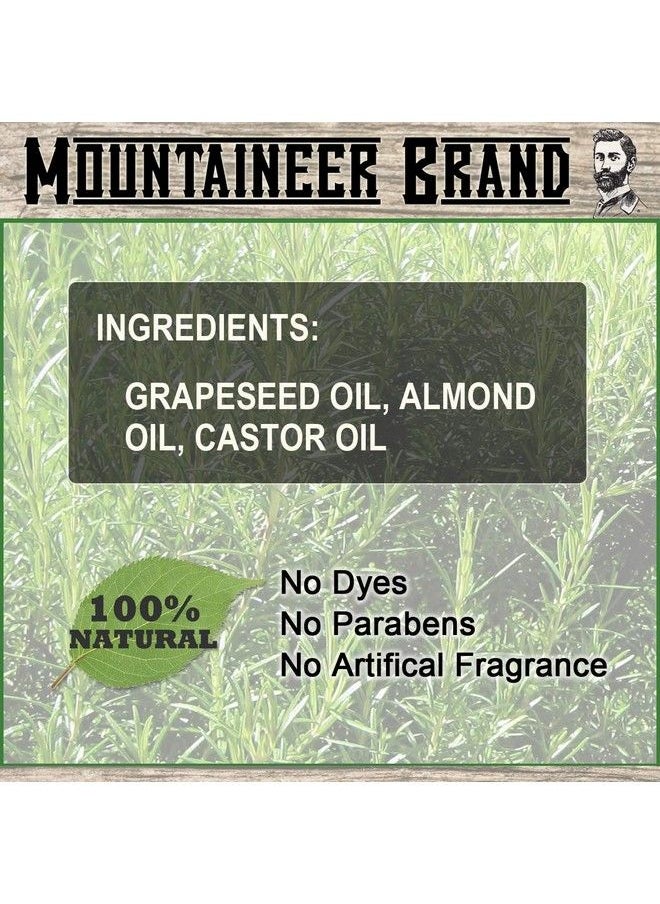 mountaineer brand - Beard Oil Natural Beard Oil For Men Conditions Softens Hydrates Hair Soothes Dry Itchy Skin Beard Oil Growth For Men Grooming Beard Maintenance Treatment Unscented 2Oz - Image 1