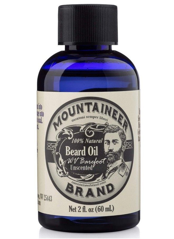 mountaineer brand - Beard Oil Natural Beard Oil For Men Conditions Softens Hydrates Hair Soothes Dry Itchy Skin Beard Oil Growth For Men Grooming Beard Maintenance Treatment Unscented 2Oz - Image 1