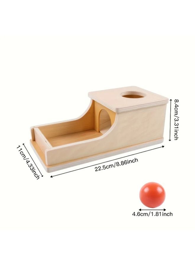 Wooden Fun Box Interactive Color Shape Sorting Learning Game Fine Motor Skills Development - Image 3