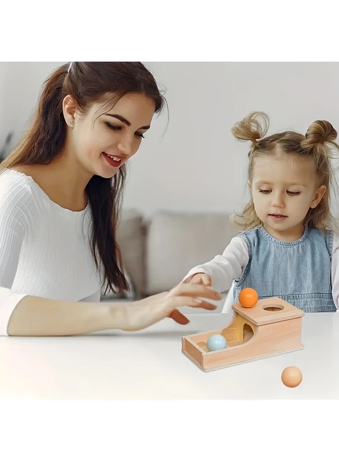 Wooden Fun Box Interactive Color Shape Sorting Learning Game Fine Motor Skills Development - Image 2