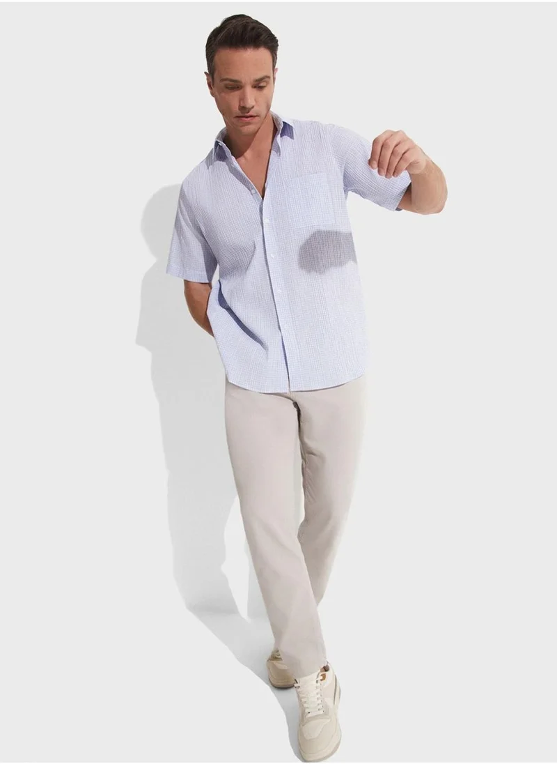 جون Checked Regualr Fit Shirt