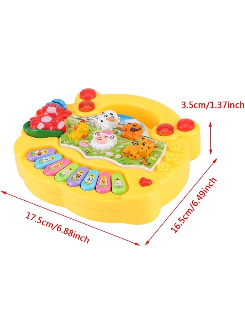 Musical Educational Piano Toy, Baby Animal Farm Piano for Kids Over 3 Years Old - Interactive Sound Keys & 4 Modes Conversion - Environmentally Friend - Image 4