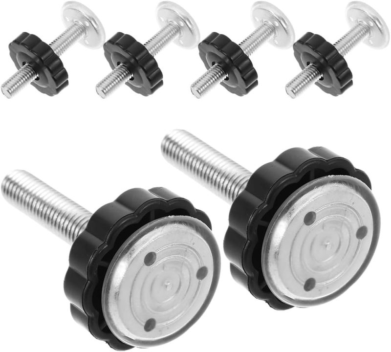 6pcs Gate Screw Bolts Replacement Hardware Mount and Pet Safety Gates Metal Threaded Rods M10x60mm Accessories - Image 1