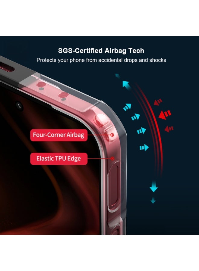 إكسوند غطاء Infinix GT 50 Pro 5G، هيكل TPU + PC مقاوم للصدمات، إطار مرتفع لحماية العدسة من التآكل، غطاء خلفي نحيف مقاوم للاصفرار - Image 4