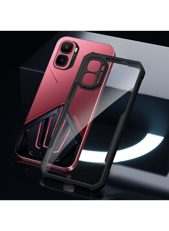 إكسوند غطاء Infinix GT 50 Pro 5G، هيكل TPU + PC مقاوم للصدمات، إطار مرتفع لحماية العدسة من التآكل، غطاء خلفي نحيف مقاوم للاصفرار - Image 5