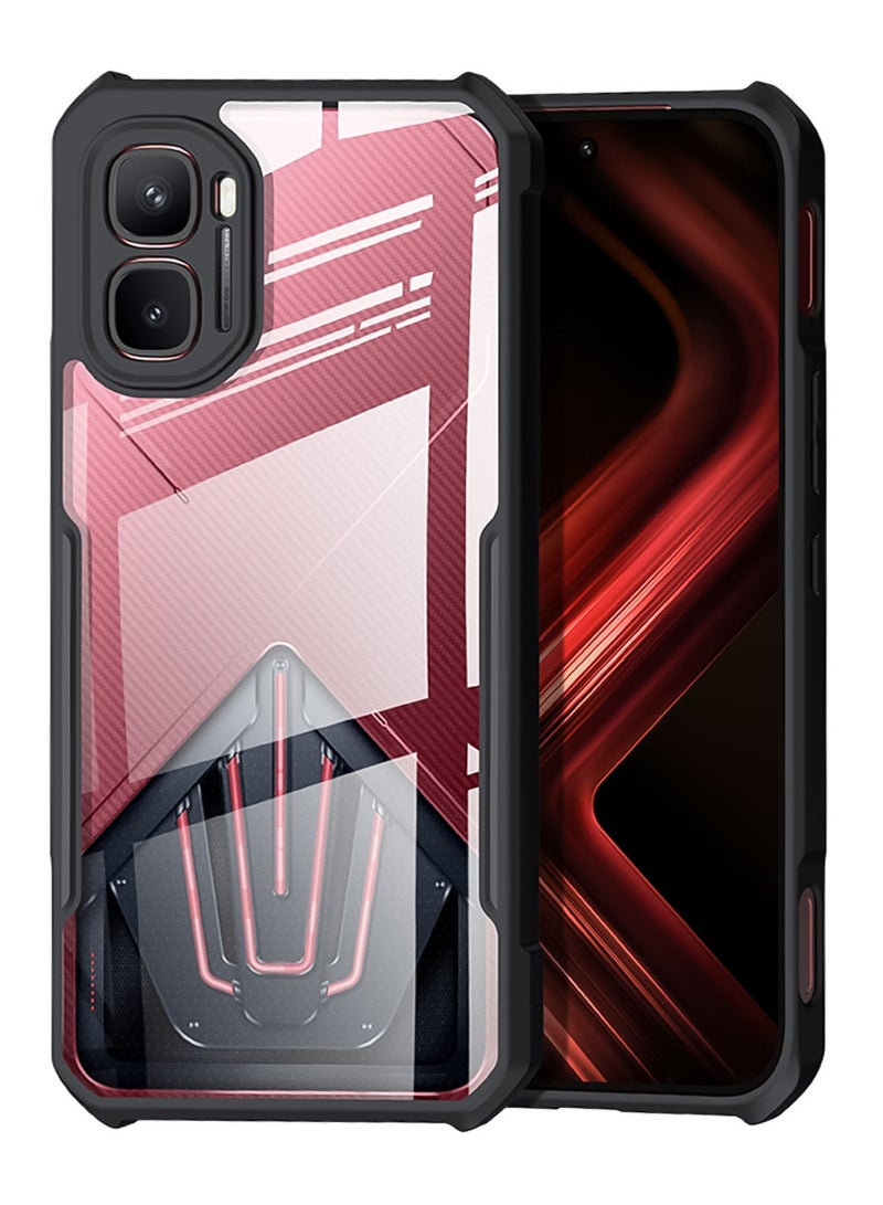 إكسوند غطاء Infinix GT 50 Pro 5G، هيكل TPU + PC مقاوم للصدمات، إطار مرتفع لحماية العدسة من التآكل، غطاء خلفي نحيف مقاوم للاصفرار - Image 1