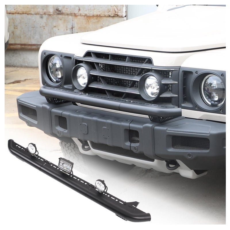 Hudiriy Car Front Bumper Mounting Bracket Holder Compatible with Ineos Grenadier 2020 2024 Light Mounting Bracket External Accessories