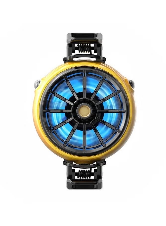 TIGER DLA6 Cooling Fan – Cold Wind Handle Fan for PUBG Mobile Gaming – Portable, Rechargeable, Compact Design, Reduces Device Overheating, Enhances Gaming Performance - Image 1
