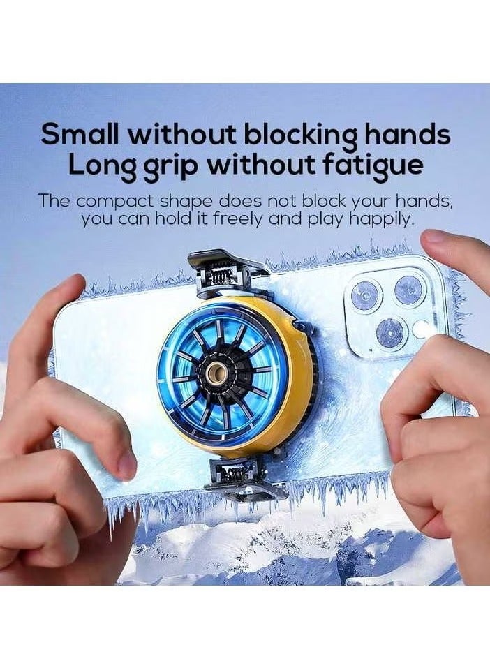 TIGER DLA6 Cooling Fan – Cold Wind Handle Fan for PUBG Mobile Gaming – Portable, Rechargeable, Compact Design, Reduces Device Overheating, Enhances Gaming Performance - Image 2