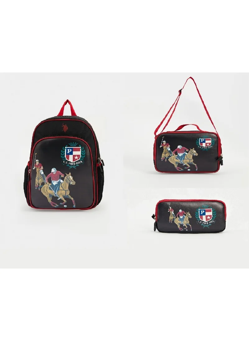 U.S. Polo Assn. School Lunch and Pencil Bag Set of 3