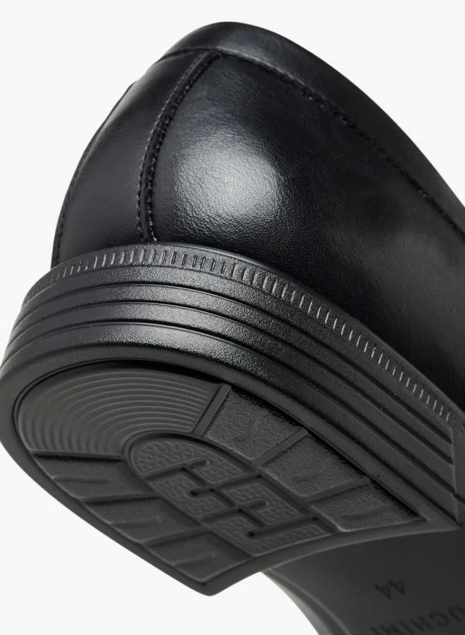 DUCHINI BLACK Men'S Cutout Detail Slip-On Loafers for Men | Best Price UAE