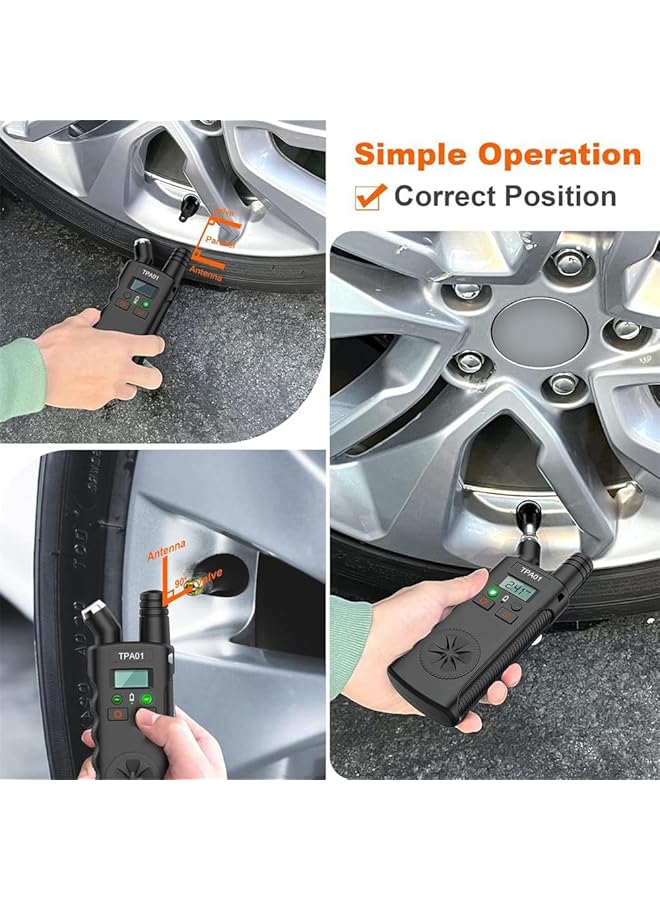 X Spring Digital Tire Pressure Gauge, Heavy Duty 150 Psi Accuracy Tire Pressure Monitor With Backlit Screen, Essential Tool For Vehicle Maintenance And Tire Safety Check - Image 4