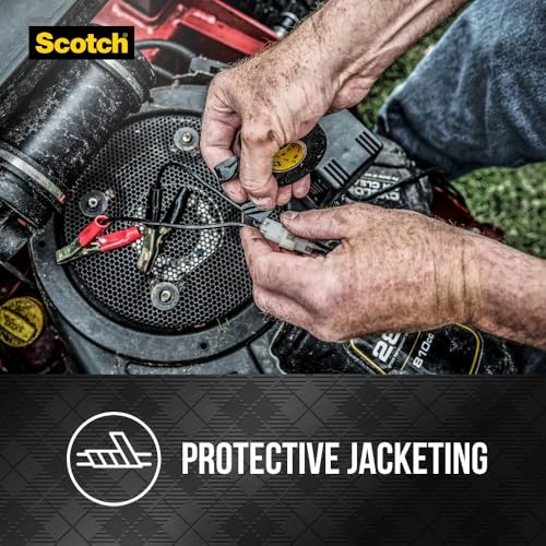 Scotch Super 33+ Vinyl Electrical Tape, 3/4-in by 450-in, 1-Roll with Dispenser - Image 5