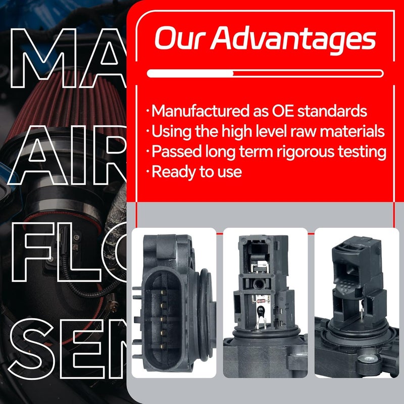 AdvanEX Mass Air Flow Sensor 23256991 MAF for Cadillac, Chevy, and GMC Vehicles - Image 5