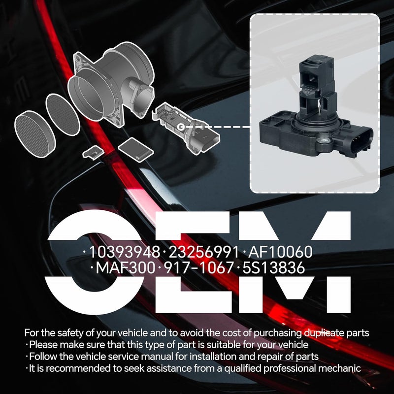 AdvanEX Mass Air Flow Sensor 23256991 MAF for Cadillac, Chevy, and GMC Vehicles - Image 4