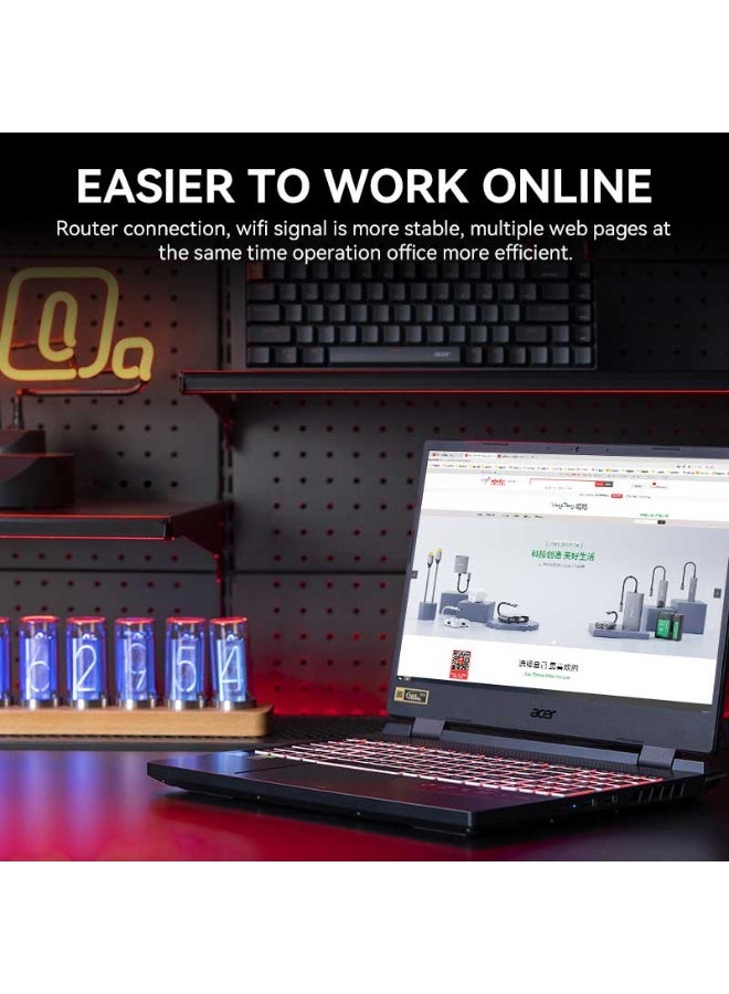 فيج جيج كابل إيثرنت Cat6 - نحاس خالٍ من الأكسجين، 1 جيجابت في الثانية، 250 ميجاهرتز، تم اختباره بواسطة Fluke، موصلات مطلية بالذهب RJ45 (UTP) أسود 3 متر - Image 3