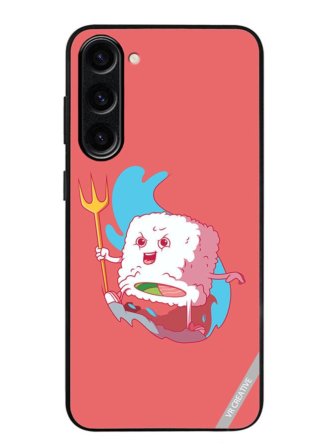 VR CREATIVE Protective Case Cover For Samsung Galaxy S23 King Sushi Design Multicolour - Image 1