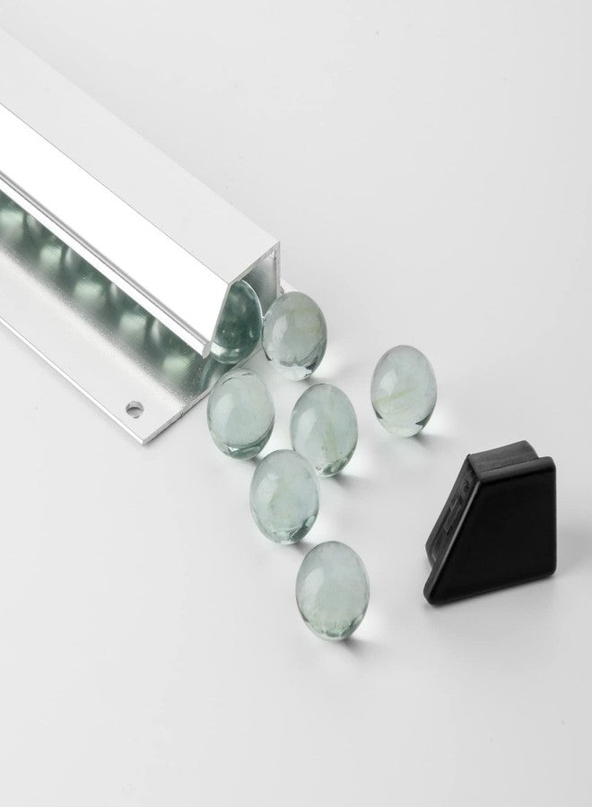 Homakover 16 Inch Restaurant Receipt Holder, Silver Kitchen Slide Check Rack,Bill Orders Ticket Holder Tab Aluminium Display Rail for Restaurant Cafes Pubs Bars (Silver-16 inch) - Image 5