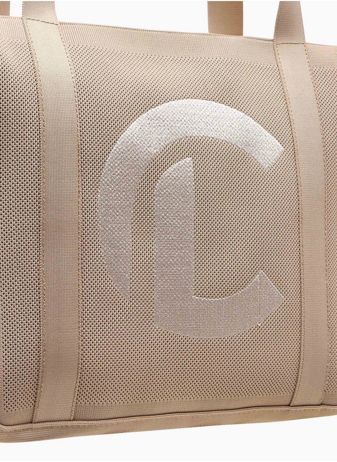 Le Confort Textured Tote Bag with Double Handle and Zip Closure  - Image 4
