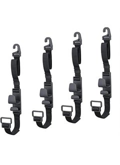 erorex Car Seat Headrest Hooks 4 Pcs Universal Vehicle Car Seat Back Headrest Bottle Holder Strong Durable  - Image 1