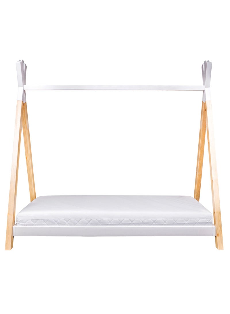 Kinder Valley Teepee Toddler Bed Frame Two Tone | Pine Kid's Bed - Image 4