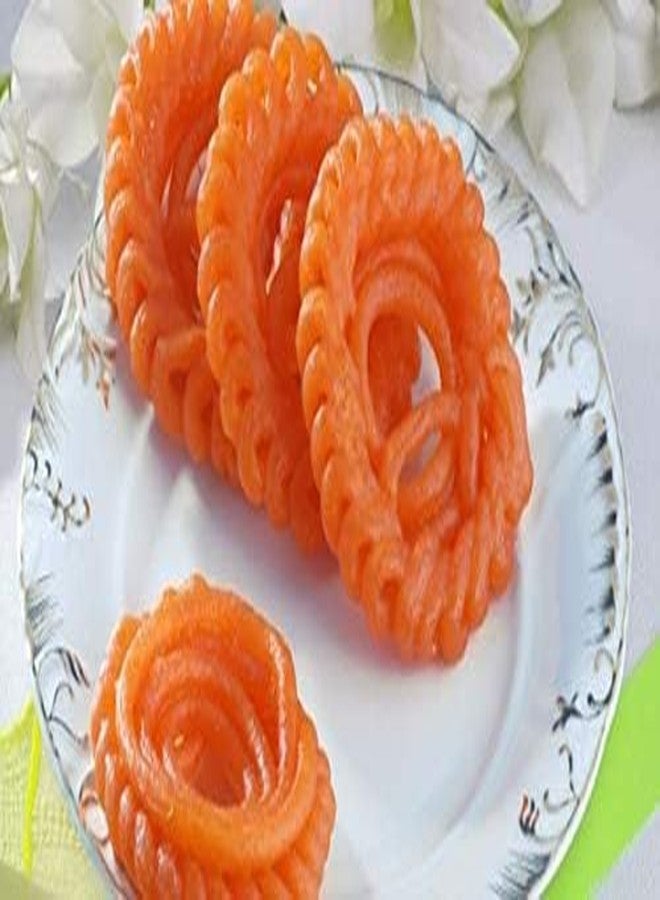 Homenique Cotton Double-Layered Jalebi Making Cloth with Center Hole | Washable Reusable Hand-Stitched Imarti Cloth for Smooth Batter Flow | 14 Inch Off-White - Image 4