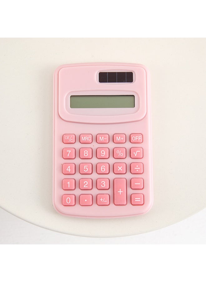 Simple Candy Color Mini Calculator Student Stationery Office Special Calculator Small Portable Arithmetic Computer
